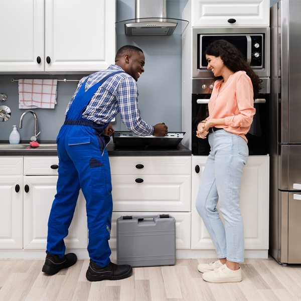 can you provide an estimate for cooktop repair before beginning any work in Custer